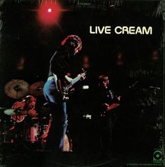 the album cover for live cream