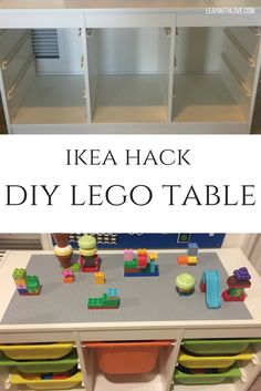 ikea hack diy lego table for kids