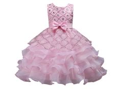 Check out Wedding Flower Girl's Dress 3-4 Years Pink Ruffles Lace Cute Bow Waist, the latest item I added on eBay! #eBay #eBaySeller Flower Party Dress, Rapunzel Dress, Dress For Baby Girl, Girls Birthday Party Dress, Wedding Dresses For Kids, Princess Dress Kids, Dress For Baby, Flower Girl Dresses Tutu, Tutu Dresses