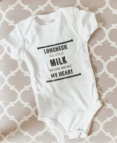 This western bodysuit is exactly what your little one needs!  This is made on a 100% cotton bodysuit, so it will be extra soft and breathable for your little one!  How to order:  1. Select appropriate size 2. Add to cart & place your order Production and Shipping Time:  Item is made to order so the production time is 1-3 business days from the time that the order is placed.  Shipping can take approx. 3-6 business days after the production time    Returns: Returns will be accepted 30 days after p Funny Cotton Onesie For Babies, Fun Fitted Cotton Bodysuit, Cute Unisex Cotton Onesie, Cotton Unisex Onesie, Pre-shrunk, Unisex Pre-shrunk Cotton Onesie, Pre-shrunk Cotton Onesie, Gender-neutral Pre-shrunk Cotton Onesie, Fitted Soft-washed Cotton Onesie, Fitted Cotton Onesie With Letter Print