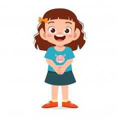 School Card, Crossed Arms, Kids Cartoon Characters, Girl Cartoon Characters, Kid Boy, Kids Vector, Happy Cartoon, Kids Cartoon, Girl Clipart