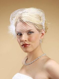 This lovely French Netting Birdcage veil is a best-selling accessory for any bride or second time around bride. Veil Short, Net Veil, Cathedral Length Veil, Illusion Tulle, Birdcage Veil, Lace Veils, Teardrop Dangle Earrings, Wedding Gowns Lace, Boho Bridal