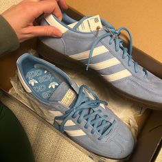 Adidas Shoes | Brand New Men’s Adidas (Specialz Light Blue) Size 11 | Color: Blue | Size: 11 Blue Shoes Men, Adidas Blue, Swag Shoes, Add Personality, Shoes Brand, Dream Shoes, Sneaker Heels