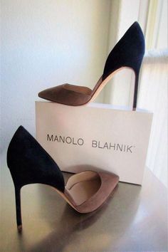 Hak Tinggi, Manolo Blahnik Heels, Heels Classy, Stiletto Pumps, Sneakers Outfit, Pretty Shoes