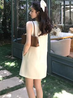 Mini Straps Dresses Women Loose Hot Sweet Pure French Style All-match O-neck Fashion Chic Summer Sleeveless New Ulzzang Girlish Elegant Sleeveless Dress For Outing, Beige Mini Sleeveless Dress For Day Out, Chic Sleeveless Dress For Outing, Beige V-neck Sleeveless Dress, Chic Sleeveless Vest Dress For Spring, Chic Sleeveless Dress For Spring, Chic Summer Style, Elegant Maxi Dress, Casual Sneakers Women