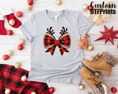 Christmas Reindeer Coquette Bow Shirt,Cute Christmas Tshirt,Xmas Reindeer Tshirt,Womens Christmas Tee,Funny Christmas Shirt,Xmas Gift,Coquette Bow Shirt   🎈HOW TO ORDER 1-) Please, check and review all the photos. 2-) Choose your t-shirt size and color. *Different styles of shirts may have different shades of same color choice due to different manufacturer brands. *For this reason, we recommend you to match shirts from the same styles if you want precisely matching colors (ex. Unisex, V-necks, Xmas Reindeer, Bow Shirt, Womens Christmas, Christmas Tshirt, Bow Shirts, Matching Colors, Coquette Bow, Funny Christmas Shirts, Christmas Tees