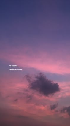 the sky is pink and purple with clouds