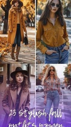 Mustard Outfits For Women, Effortless Style Fall, Mustard Outfits, Casual Chic Fall, Outfits For Women, Pinterest Fashion