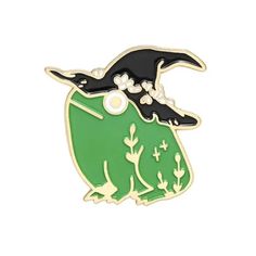 Thanks For Stopping By! While You're Here Please Take A Look At The Other Items In My Shop. Bundle And Save! About This Item: 1.25" Cute Enamel Frog Lapel Pin With Witches Hat Halloween Gold Tone Thank You For Looking! Condition: New With Tags Plant Enamel Pin, Enamel Pin Backpack, Hat Cartoon, Cartoon Frog, Vintage Dragonfly, Silver Bridesmaid, Red Hat Society, Magic Hat, Rhinestone Rose