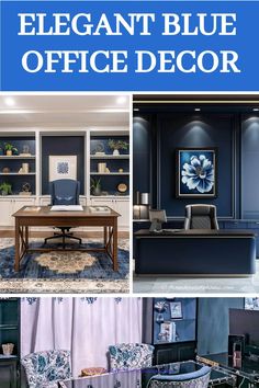 25 Blue Home Office Ideas (Inspiration For A Makeover)