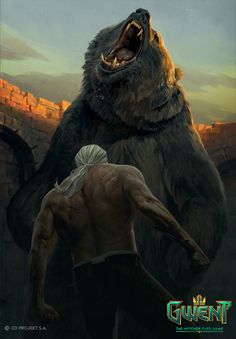 an image of a bear attacking a man