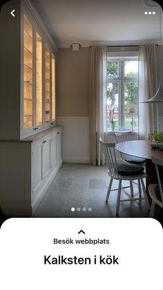 the kitchen is clean and ready to be used for dinner or breakfast time, as well as dining room furniture