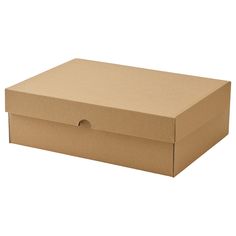 an open cardboard box on a white background