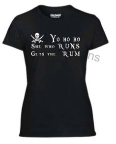 Yo Ho Ho He or She Who Runs Gets the Rum / Pirates of the Caribbean / Marathon / Disney Race / Runni Jeep Life Decal, Jeep Wrangler Renegade, Disney Races, Running Inspiration, Racing Shirts, He Or She, Running Shirts