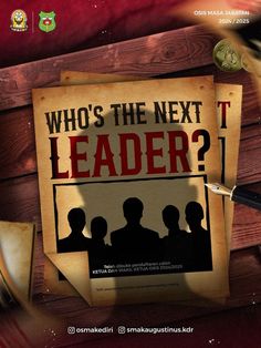 the poster for who's the next leader?