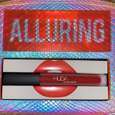 Brand New In Box!! Shade Is Alluring. It’s A Red-Orange Color. Huda Beauty Heartbreaker Lipstick, Huda Beauty Liquid Lipstick, Makeup Huda Beauty, Huda Beauty Lipstick, Huda Beauty Lip Contour, Huda Beauty Lip, Matte Nude Lipstick, Huda Beauty Makeup, Red Orange Color