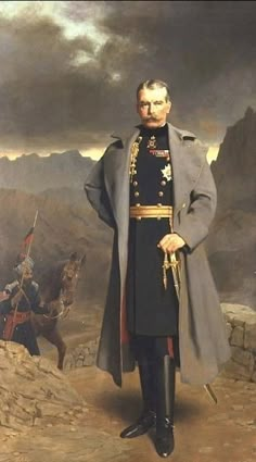 Lord Kitchener, John Collier, Field Marshal, British Military, Army Uniform, British Empire, Pre Raphaelite, A4 Poster, Military Uniforms