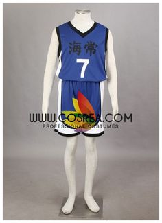 Kuroko's Basketball Ryota Kise Kaijo High Cosplay Costume Kise Ryota, Kurokos Basketball, Kise Ryouta, Pokemon Dolls, Summer Uniform, Costume Ball, Kuroko's Basketball, Costumes For Sale, Sports Uniforms