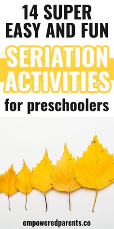 These seriation activities for preschoolers are practical and will help teach the concept of ordering -or arranging - things in terms of size | seriation activities preschool for kids | seriation games preschool | teaching seriation | Ordering Activities For Preschoolers, Ordering And Seriation Activities, Sorting Games For Preschool, Special Activities For Preschoolers, Seriation Activities Preschool, Cognitive Activities For Preschoolers, Sorting Activities For Preschool