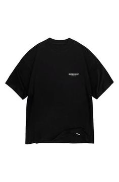 Jump-start your off-duty fits with this soft cotton T-shirt that pays tribute to vintage car owners' clubs. Crewneck Short sleeves Dropped shoulders 100% cotton Machine wash, line dry Made in Portugal Cotton Logo, Nordstrom Store, Fabric Gifts, Free Fabric, Black Fits, Vintage Car, Logo Graphic, Off Duty, Cotton T Shirt