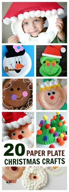 20 paper plate christmas crafts for kids that are easy to make and great for the holidays