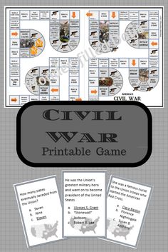 Middle School Us History, Social Studies Games, Teaching Us History, History Games, Educational Board Games