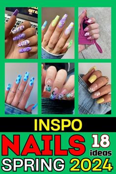 Almond Nail Trends, Almond Designs, Spring Nail Ideas, Spring Nail Colors, Nails Colors, Almond Nail