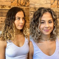 Pelo Ondulado Natural, Bob Riccio, Curly Angled Bobs, Blonde Curly Bob, Natural Curly Hair Cuts, Fine Curly Hair, Amazing Hairstyles