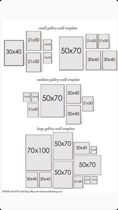 an iphone screen showing the size and width of different pieces of furniture, with text below it