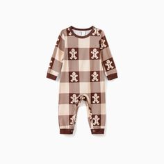 Cozy and comfortable matching family pajamas with festive gingerbread man print. Perfect for Christmas pajama parties and creating precious memories with loved ones.
* Please add each size separately to your shopping cart.
* Each size includes 1 set of pajamas (1 top+1 bottom), or 1 romper, or 1 pet bandana.
* For children's safety, pajamas should be snug-fitting or flame-resistant. These kids' and babies' pajamas are flame-resistant.
* Festive gingerbread man print
* Drawstring and pockets for adult pajamas
* Henley neckline
* Long sleeves
* Suitable for home, leisure, and Christmas
* Moderate length
* Imported from PatPat Christmas Pajama Party, Matching Pajama Set, Family Matching Christmas, Matching Pajama, Matching Christmas Pajamas, Adult Pajamas, Christmas Pajama Set, Matching Sweaters, Pajamas Comfy