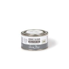 an open can of annie sloan chalk paint wax on a white background with the words annie sloan