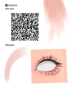 an image of a woman's eye with the qr code for her eyes