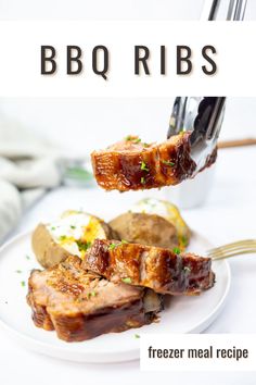 The only BBQ Rib recipe you'll ever want to make because it's SO EASY! CLICK for recipe