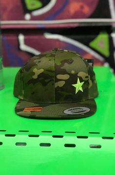 This is a customized 2 tone Nautical Star hat.  Hat brand is Yupong Trucker Flat Bill. Made to order we can use any color hat and stitching.  We can also customize the star colors ex.(Red and Black).  Order is made to order please allow 2-3 days for shipping. Military Snapback Hat With Flat Bill For Outdoor, Adjustable Military Snapback Hat, Star Hat, Military-style Cotton Snapback Hat, Military Camouflage Snapback Hat With Curved Brim, Nautical Star, Black Order, Military Camouflage Snapback Baseball Cap, Star Embroidery