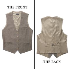 Waistcoat Back View Men, Fitted Vest Pattern, Vest Coat For Men, Suit Vest Outfits, Stylish Boy Clothes, Fitted Waistcoat, Business Suit Vest, Mens Dress Vests, Vest Outfits Men