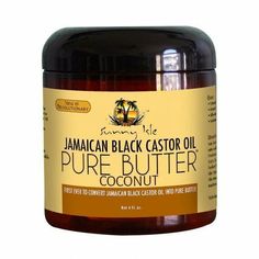 Sunny Isle: Jamaican Black Castor Oil Pure Butter Coconut 4oz Sunny Isle Jamaican Black Castor Oil is now...Pure Butter! The Sunny Isle brand is the first ever to convert Jamaican Black Castor Oil into Pure Butter! Stimulates hair growth Sealant for Dry Hair Alleviates dry, itchy, flaky scalp Sealant for dry hair Ideal for dry sensitive skin Alleviates Psoriasis and Eczema Eases arthritic pain Fades scars, acne blemishes, and stretch marks Directions: Apply Sunny Isle Jamaican Black Castor Oil P Coconut Oil Face Mask, Diy Coconut Oil, Coconut Hair, Jamaican Black Castor Oil, Sunny Isles, Black Castor Oil, Hair Pomade, Coconut Oil Hair, Hair Tonic