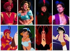 the cast of disney's beauty and the beast in their costumes from left to right