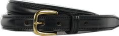 Black Belt For Office Wear, Fitted Black Belt For Office, Classic Fitted Belts And Suspenders With Belt Included, Formal Fitted Black Belt Buckle, Classic Black Belts And Suspenders With Belt Clip, Brass Buckle, Waist Size, Leather Belt, Belts