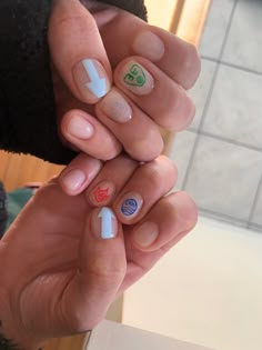 Avatar Nails, Male Nails, Self Nail, Minimal Nails Art