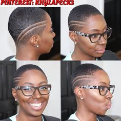 Fades Bald Beauty, Short Natural Haircuts, Brush Cut, Shaved Hair Cuts, Fade Cut, Twist Curls, Short Shaved Hairstyles, Tapered Natural Hair