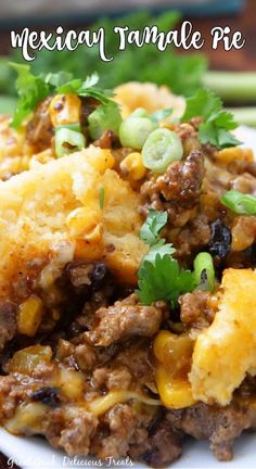 A close up of a serving of tamale pie on it. Tamale Pie With Masa, Mexican Tamale Pie, Tamales Casserole, Tamales Pie, Homemade Easy Recipes, Masa Recipes, Tamale Pie Recipe, Budget Dinners