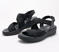 Just like walking on a cloud, these stretch neoprene sandals are good to your feet. From Clarks Footwear. You Are Awesome, Walk On, Fern, Fashion Shoes, Walking, Sandals, Heels, Black