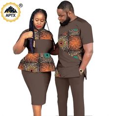 African Couples Clothing Men And Women Outfits African Clothing For Couples Women Top And Skirt Sets + Men Top And Pants S20c010 - Dress Sets - AliExpress Couple Clothes Matching Outfits, Woman Skirt, Nigerian Men Fashion, Traditional African Clothing