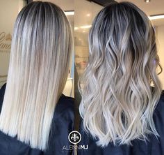 Ambre Haare Blond, Silver Balayage Straight Hair, Blonde Balayage Straight Hair, Straight Hair Balayage, Balayage Hair Ash, Blonde Hair Goals