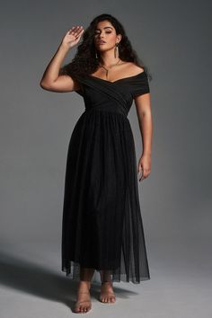 Turn heads with our Off Shoulder Maxi Dress. this dress hugs your curves beautifully. Perfect for any occasion, its chic and elegant design ensures you stand out effortlessly. Fit & Sizing Season: Fall Type: Regular Stretch: Slightly-Stretchy Sleeve Length: Short Sleeves Dresses Length: Maxi Color: Black Style: Day Dresses ,Party Type: Regular Neckline: Off-the-Shoulder Occasion: Party,Vacation,Elegance Pattern Type: No Floral Details: Mesh Splicing Fabric Composition:95% Polyester, 5% Spandex C Plus Size Gown, Black Holiday Dress, Off Shoulder Maxi Dress, Velvet Maxi Dress, Velvet Maxi, Chevron Dress, Chic And Elegant, Dresses Party, Black Style