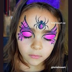 Scary Kids Face Paint, Girls Witch Face Paint, Kid Witch Face Paint, Little Witch Makeup Kids Girl, Witch Face Painting Kids, Toddler Witch Face Paint, Girls Halloween Makeup Kids, Joker Face Paint Easy, Simple Halloween Face Paint Ideas