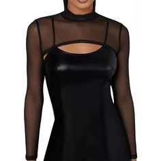 PRICES MAY VARY. Sensual Comfort: Embrace the allure with our sheer crop top crafted from breathable 95% polyester and 5% spandex for a skin-friendly, itch-free experience Chic Mesh Elegance: Elevate your style with a long sleeve see-through crop top featuring trendy mesh material, a flattering mock neck, and a slim fit for a captivating look Versatile Styling: Pair this mesh crop top effortlessly with dresses, strappy clothes, sleeveless tops, or even swimsuits for a stunning ensemble. Perfect Party Crop Top With Built-in Bra And High Stretch, Fitted Mesh Crop Top With Built-in Bra, High Stretch Nylon Party Tops, Night Out Mesh Top With Built-in Bra, Mesh Top With Built-in Bra For Night Out, High Stretch Mesh Top With Sheer Sleeves, High Stretch Mesh Party Top, Fitted Mesh Top With Hollow Out Details, Party Mesh Top With Hollow Out Detail