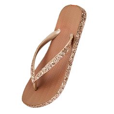 PRICES MAY VARY. 【SPARKING ALLURE FROM EVERY ANGLE】 Elevate your loungewear with the shimmering details that adorn both the strap and the sides of these flip-flops. The glittering accents exude a playful yet sophisticated charm, making them perfect for both casual wear and special occasions. 【UNCOMPROMISING QUALITY】Constructed from 100% high-quality durable material, these sandals offer a resilient foundation for your comfort. The bouncy footbed further elevates your comfort experience. 【SUSTAIN Cheap Open Toe Flip Flops For Beach, Cheap Glitter Sandals For Beach, Cheap Silver Open Toe Flip Flops, Gold Glitter Sandals For The Beach, Gold Glitter Beach Sandals, Glitter Flip Flops, Slip Pattern, Charm Making, Thong Sandals