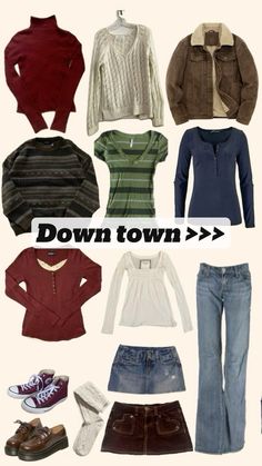 Best Vintage Clothing Brands, Winter Downtown Outfits, Down Town Girl Aesthetic Outfits, Down Town, Best Style