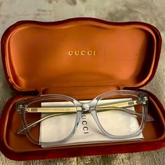 New And Authentic, Perfect Condition Gucci Frames, Unisex, With Branding On The Sides Gucci Frames, Gucci Accessories, Glasses Accessories, Siding, Conditioner, Branding, Women Accessories, Gucci, Frame